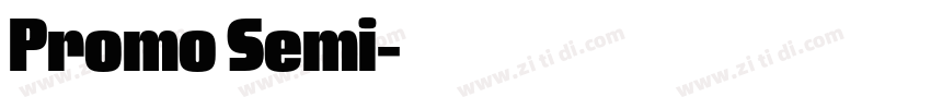 Promo Semi字体转换